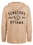 '47 Ottawa Senators Dusted Overhand River Jersey Hoodie - Red