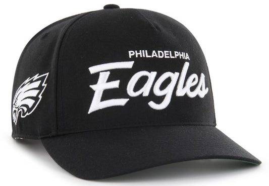 47 NFL Philadelphia Eagles Attitude Hitch Adjustable Snapback - Black