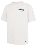 '47 NFL Philadelphia Eagles Men's Lateral Foundation Sandstone Tee - White