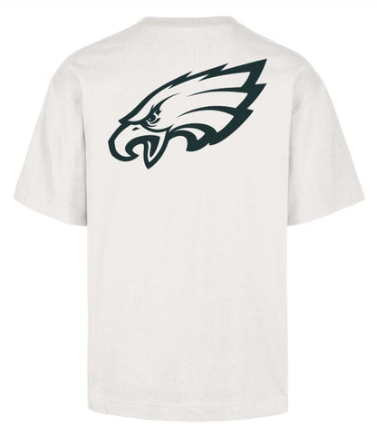 '47 NFL Philadelphia Eagles Men's Lateral Foundation Sandstone Tee - White