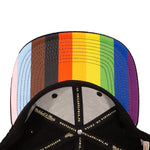Edmonton Oilers Mitchell & Ness Pride Black Snapback Hat
