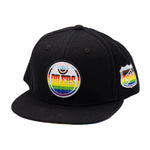 Edmonton Oilers Mitchell & Ness Pride Black Snapback Hat
