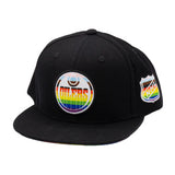 Edmonton Oilers Mitchell & Ness Pride Black Snapback Hat