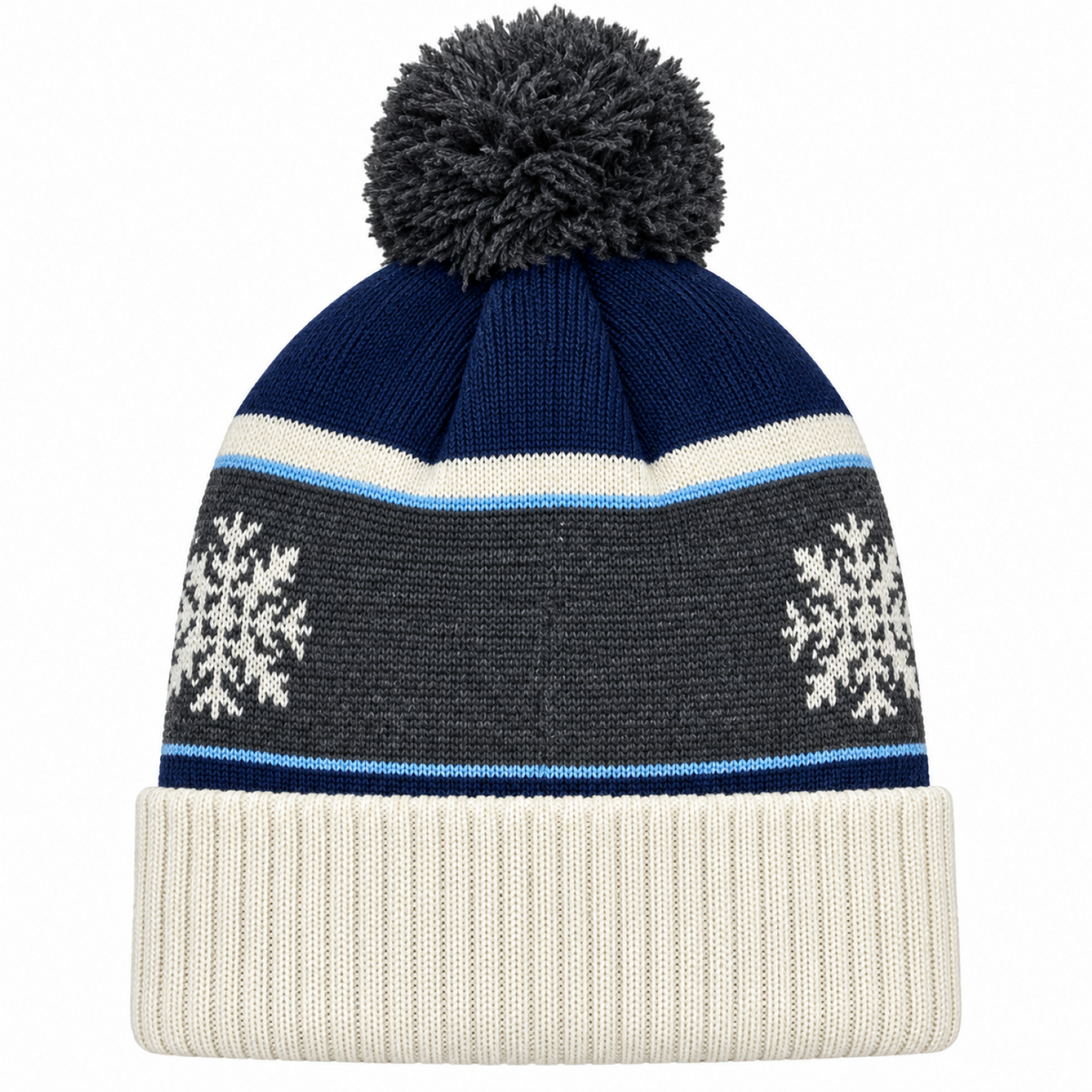 American Needle Hockey Night in Canada El Capitan Cuffed Knit Beanie - Natural/Navy