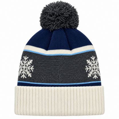 American Needle Hockey Night in Canada El Capitan Cuffed Knit Beanie - Natural/Navy