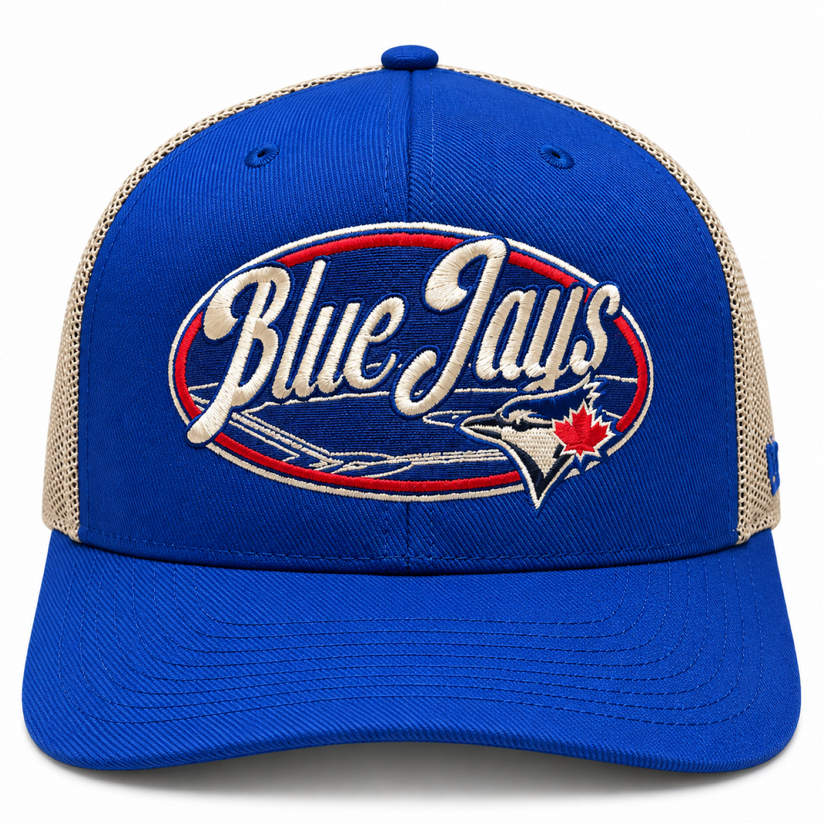 '47 MLB Toronto Blue Jays Enfield Mesh Adjustable Trucker Hat - Blue/White