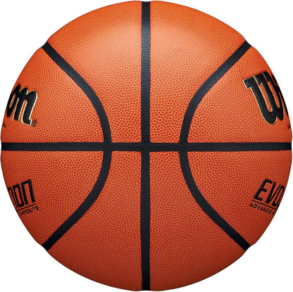 Wilson Evolution Black Edition Official Basketball - Size 5-27.5"
