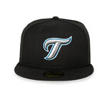 Toronto Blue Jays Retro Black Alt Cooperstown 59fifty Fitted New Era Hat