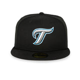 Toronto Blue Jays Retro Black Alt Cooperstown 59fifty Fitted New Era Hat