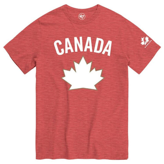 '47 Hockey Canada Fan Tee - Dark Heather Red