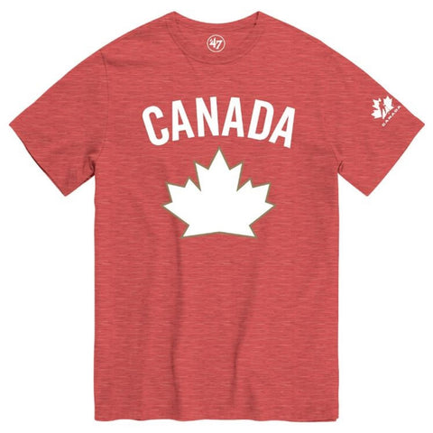 '47 Hockey Canada Fan Tee - Dark Heather Red