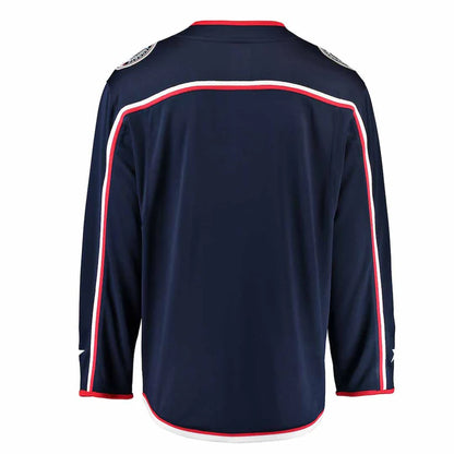 NHL Youth Columbus Blue Jackets Blank Replica Jersey - Navy