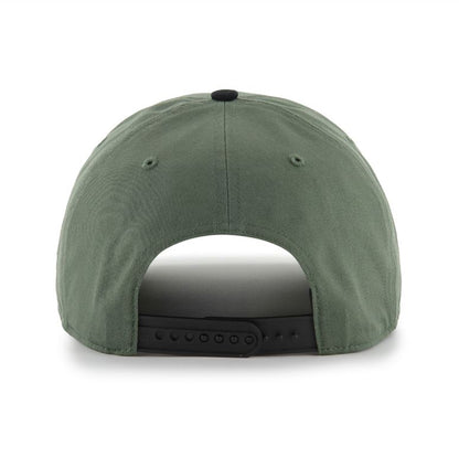 47 NHL Calgary Flames Roscoe Rope Option TT Hitch Snapback Hat - Green/Black