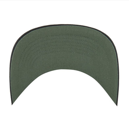 47 NHL Calgary Flames Roscoe Rope Option TT Hitch Snapback Hat - Green/Black