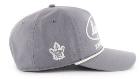 '47 NHL Toronto Maple Leafs Foundational Hitch RF Adjustable Snapback Hat - Grey