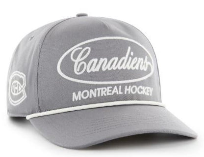 '47 NHL Montreal Canadiens Foundational Hitch RF Adjustable Snapback Hat - Grey