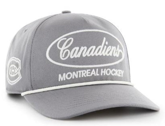 '47 NHL Montreal Canadiens Foundational Hitch RF Adjustable Snapback Hat - Grey