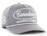 '47 NHL Montreal Canadiens Foundational Hitch RF Adjustable Snapback Hat - Grey