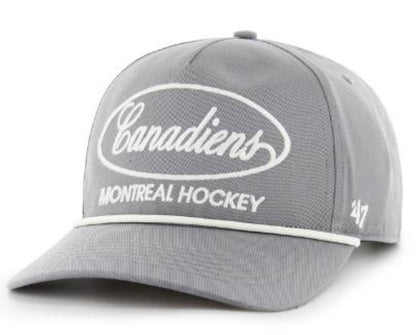 '47 NHL Montreal Canadiens Foundational Hitch RF Adjustable Snapback Hat - Grey