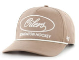 '47 NHL Edmonton Oilers Foundational Hitch RF Adjustable Snapback Hat - Khaki