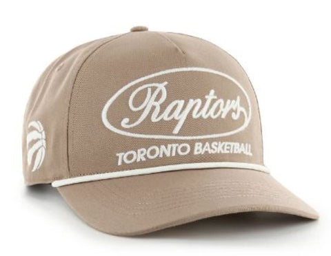 '47 NBA Toronto Raptors Foundational Hitch RF Adjustable Snapback Hat - Khaki