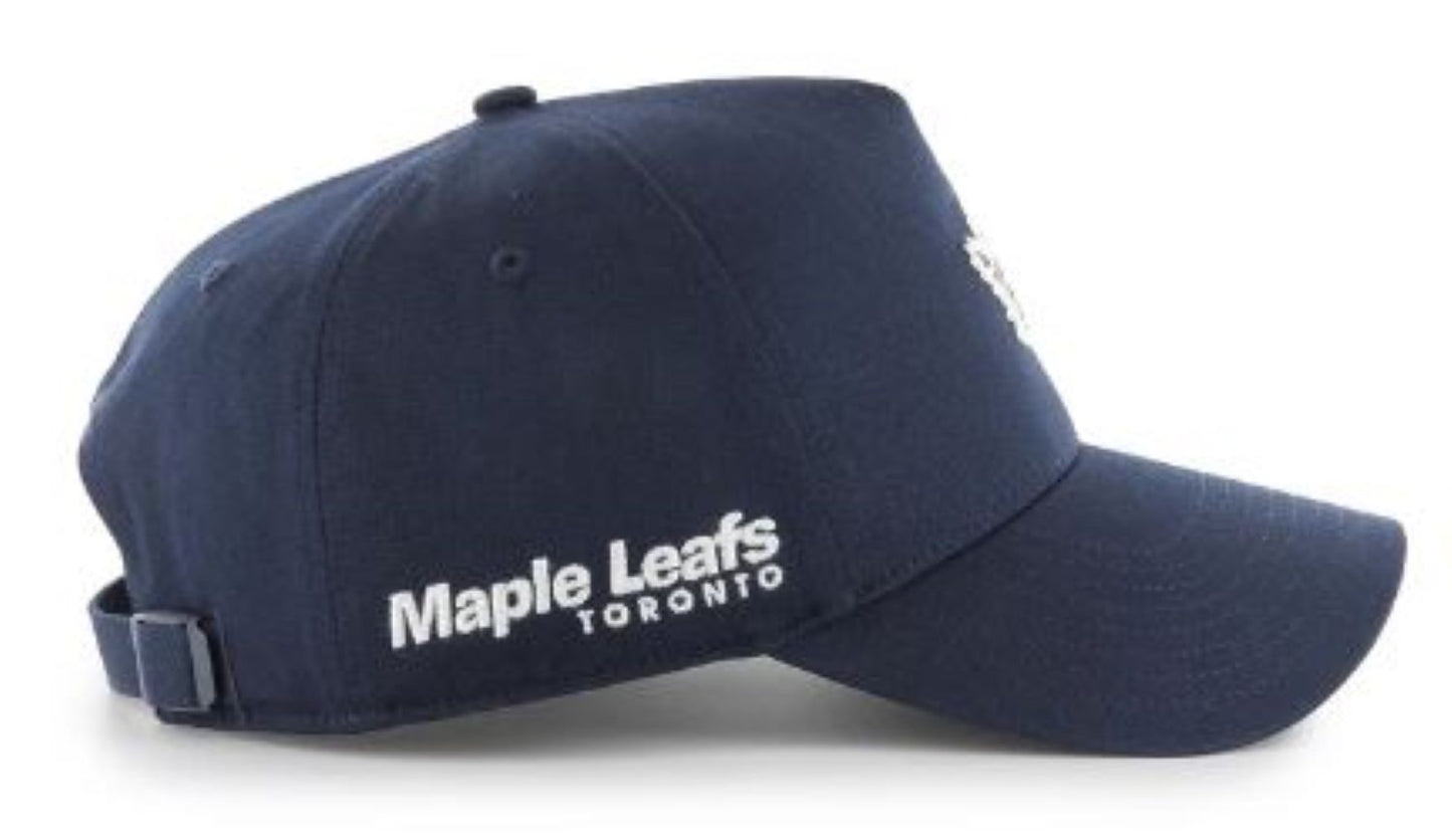 '47 NHL Toronto Maple Leafs Foundational Offside DT Adjustable Snapback Hat - Navy