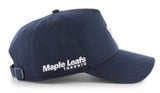 '47 NHL Toronto Maple Leafs Foundational Offside DT Adjustable Snapback Hat - Navy