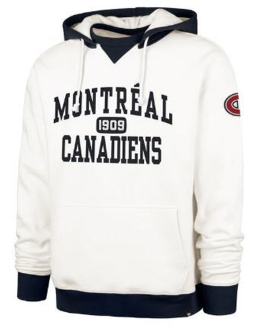 '47 NHL Montreal Canadiens Golden Age Skipper Original Hoodie - White / Black