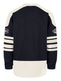 '47 NHL Montreal Canadiens Golden Age Sweep Check Eternal Lacer Fleece Hoodie - Navy/White