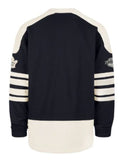 '47 NHL Toronto Maple Leafs Golden Age Sweep Check Eternal Lacer Fleece Hoodie - Navy/White