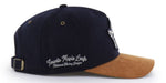 '47 NHL Toronto Maple Leafs Golden Age TT Hitch Snapback Hat - Black