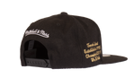 Men's Mitchell & Ness Toronto Raptors Black & Gold Graduation Snapback