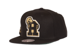 Men's Mitchell & Ness Toronto Raptors Black & Gold Graduation Snapback