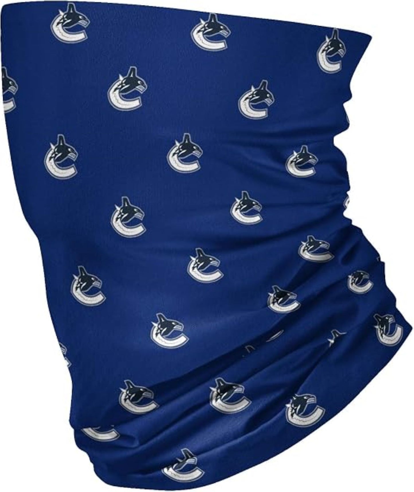 FOCO Vancouver Canucks NHL Mini Print Logo Gaiter Scarf, Large (SVNHCBBLPRFC)