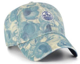 47 NHL Edmonton Oilers Gardenia Clean Up Adjustable Hat - Blue Floral