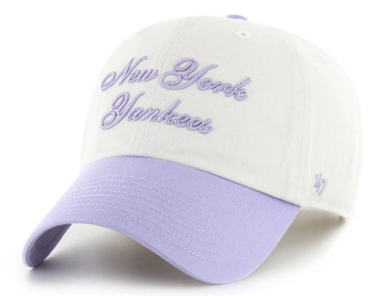 47 MLB New York Yankees Women's Gelato TT Clean Up - Purple