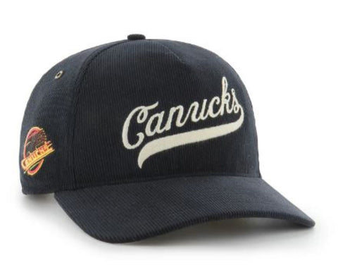 47 NHL Vancouver Canucks Golden Age Cord Hitch RF Adjustable Hat - Black
