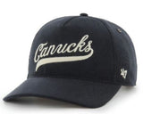 47 NHL Vancouver Canucks Golden Age Cord Hitch RF Adjustable Hat - Black