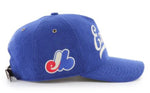 47 MLB Montreal Expos Golden Age Cord Hitch RF Adjustable Hat - Blue