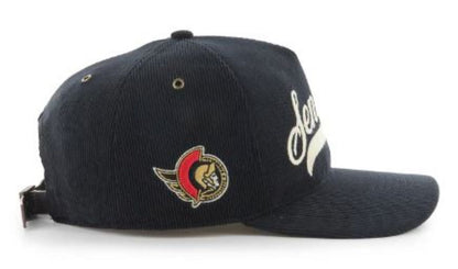 47 NHL Ottawa Senators Golden Age Cord Hitch RF Adjustable Hat - Black