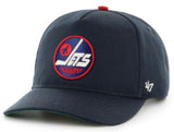 '47 NHL Winnipeg Jets Golden Age Replica Hitch Snapback Hat - Navy