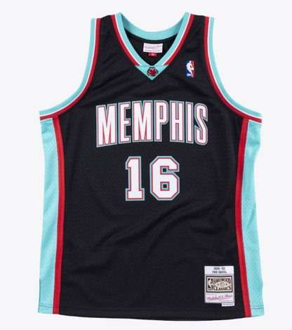 Men's Mitchell & Ness NBA Pau Gasol Memphis Grizzlies 2001/02 Hardwood Classics Swingman Jersey - Black