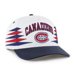 '47 NHL Hitch Montreal Canadiens Diamond Cut Snapback Hat - White / Navy