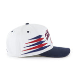 '47 NHL Hitch Montreal Canadiens Diamond Cut Snapback Hat - White / Navy