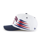 '47 NHL Hitch Montreal Canadiens Diamond Cut Snapback Hat - White / Navy