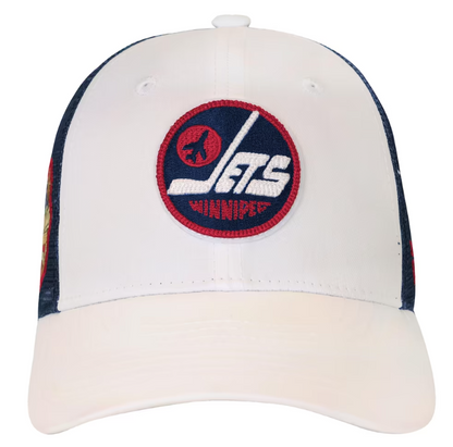New Era Youth 9FORTY NHL Winnipeg Jets 2026 Heritage Classic Adjustable Snapback Hat - Navy