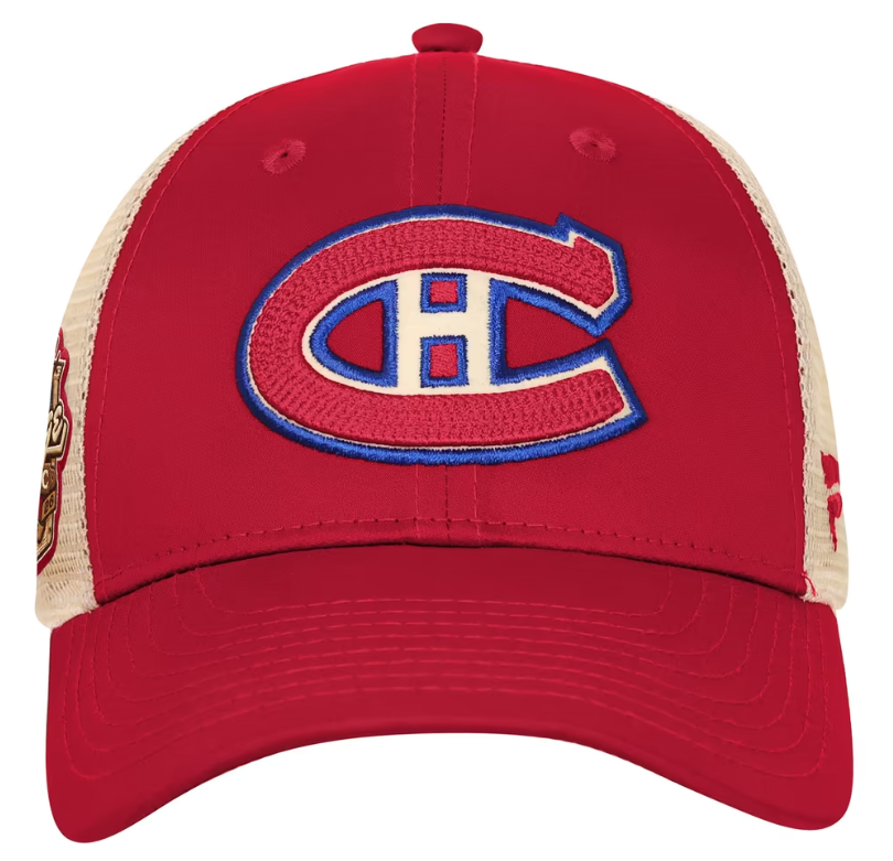 New Era Youth 9FORTY NHL Montreal Canadiens 2026 Heritage Classic Adjustable Snapback Hat - Red