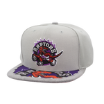 Men's Mitchell & Ness Gray Toronto Raptors Munch Time Snapback Hat