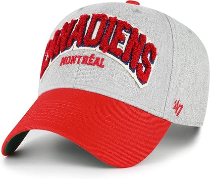 '47 NHL Montreal Canadiens Standish Adjustable hat - Grey/red