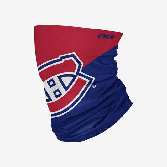 FOCO Montreal Canadiens NHL Big Logo Gaiter Scarf - Youth